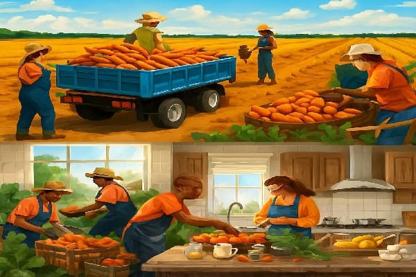 How Far Did Sweet Potatoes Travel to Georgia? From Field to Fork