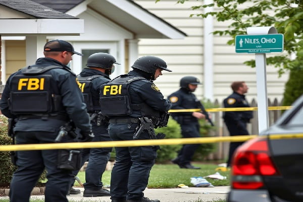 FBI Search Niles Ohio Home in Ongoing Investigation