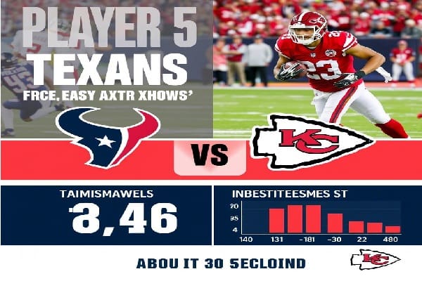 Texans vs Kansas City Chiefs Match Player Stats Breakdown